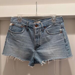 Madewell Relaxed Denim Shorts size 28